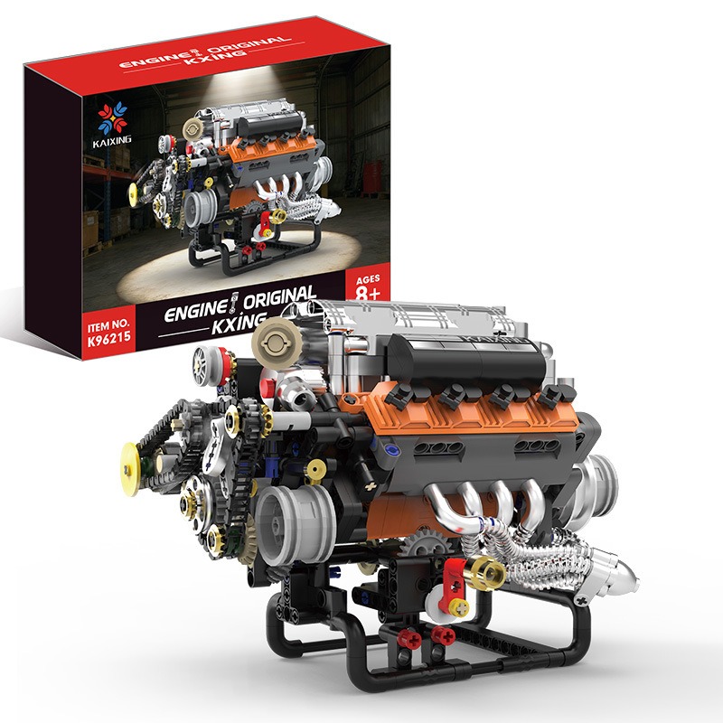 Model Kit Engine V8 - K96215 767PCS Model silnika V8, zestaw