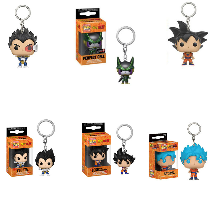 Model Kit Dragon Ball - Brelok Funko Dragon Ball Goku Vegeta,