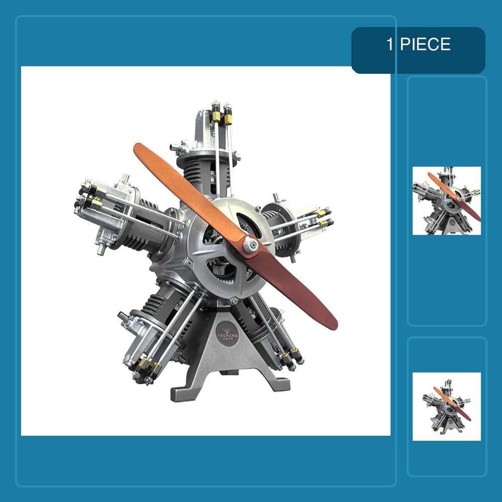 Model Kit Engine V8 - Zestaw do składania metalowego modelu silnika