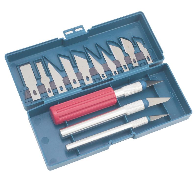 Hobby Knife Blade - 13-częściowy zestaw noży do grawerowania i