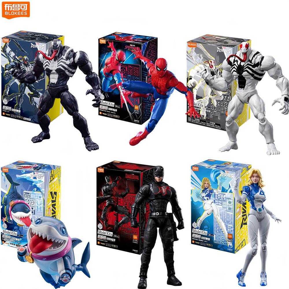 Model Kit Deadpool - Blokees Spider-Man Anti-Venom Daredevil Figurka Akcji