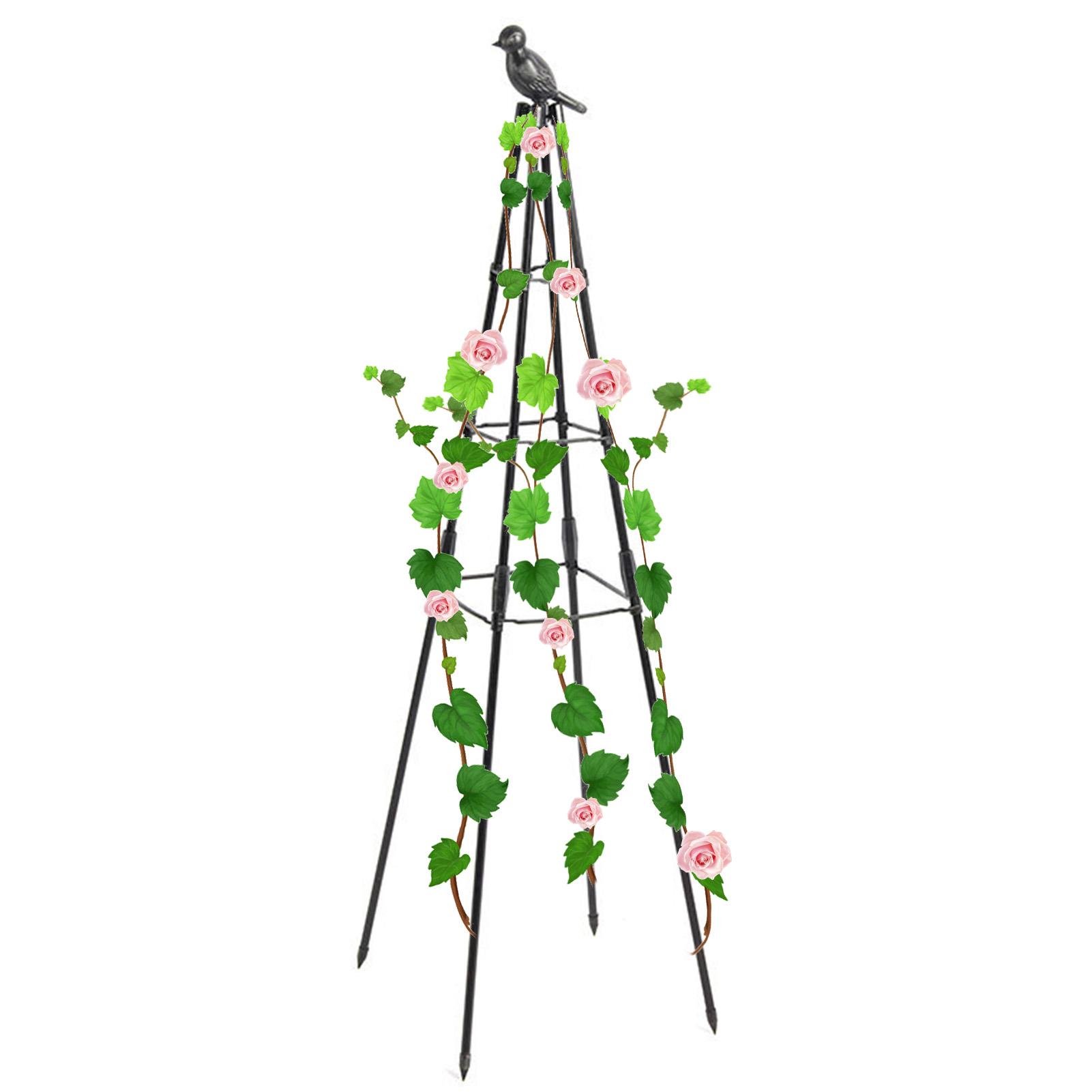Model Kit Obelisk - 160cm metalowy ogród Obelisk Trellis roślin