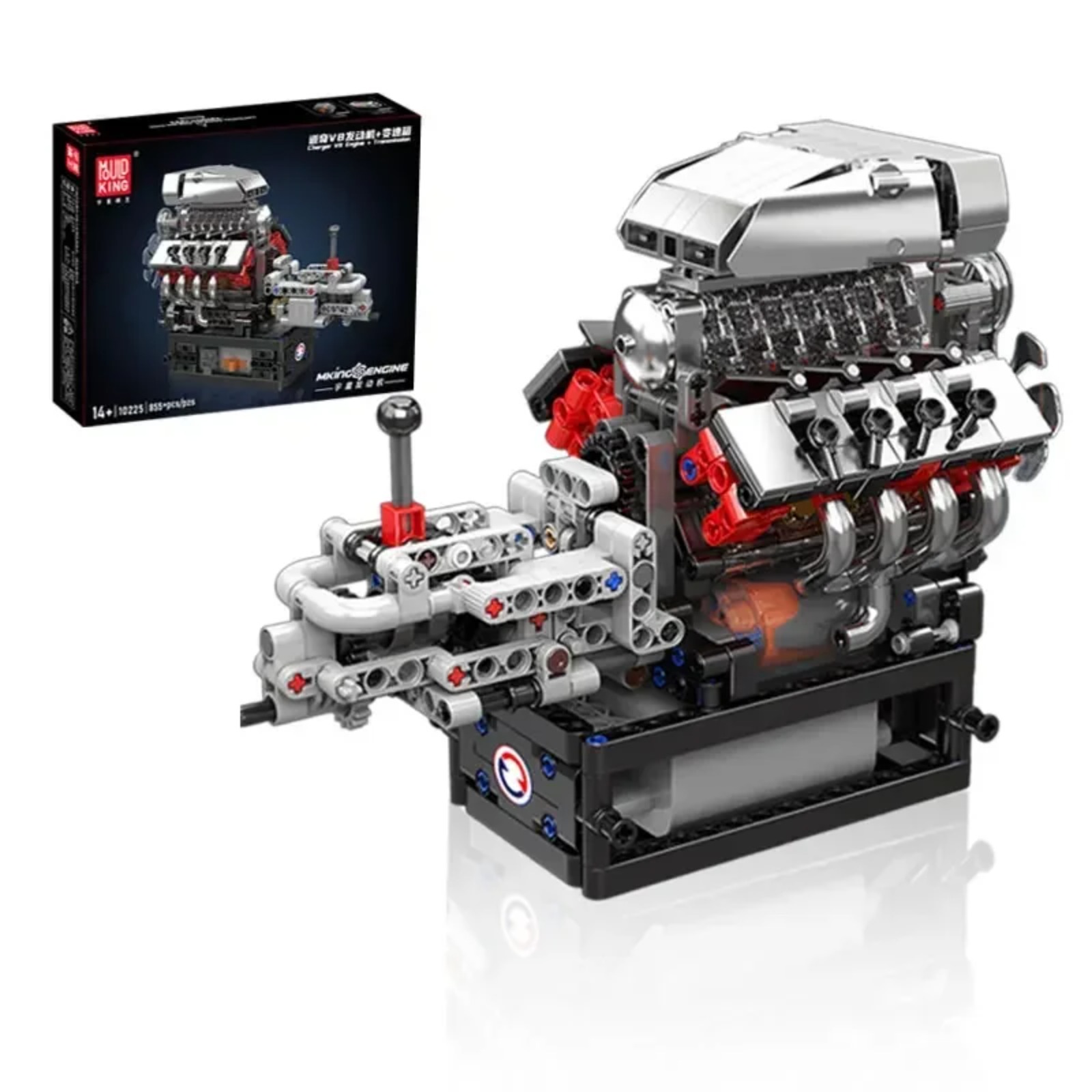 Mould King 10225 Zestaw do bud – Model Kit Engine V8 recenzja i cena
