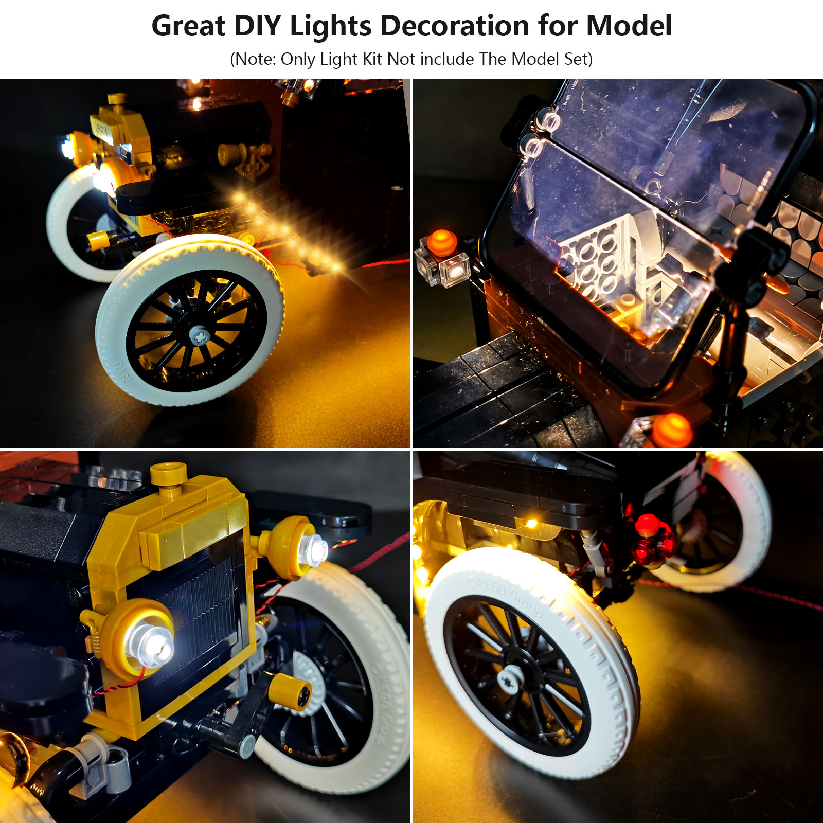 Zestaw oświetlenia LED LYBMTWF – Model Kit Ikaruga recenzja i cena