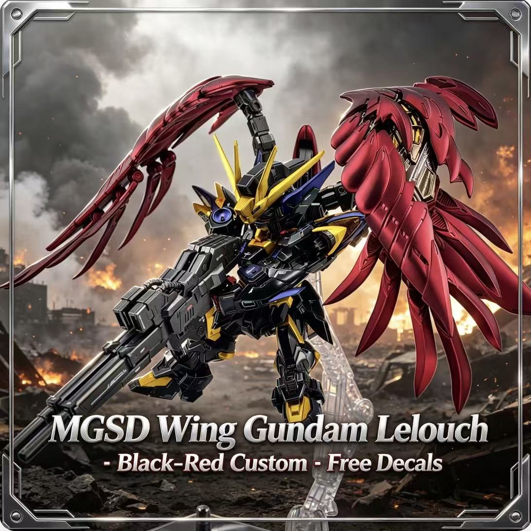 MGSD Wing Lelouch Kolorystyka  – Model Kit Zeus recenzja i cena