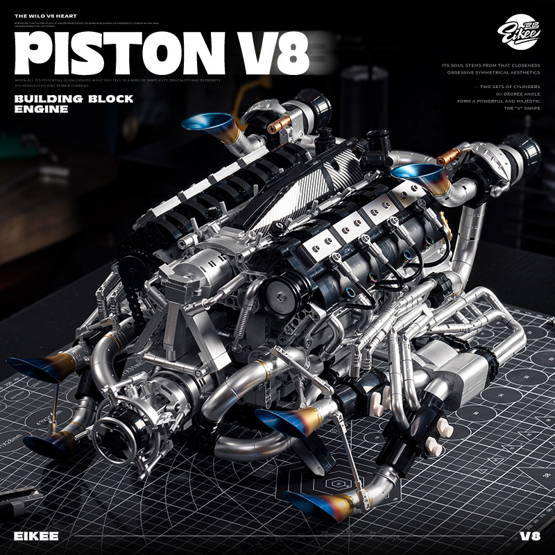 Zestaw Techniczny Modelu Silni – Model Kit Engine V8 recenzja i cena