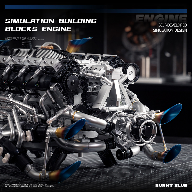 Zestaw Techniczny Modelu Silni – Model Kit Engine V8 recenzja i cena