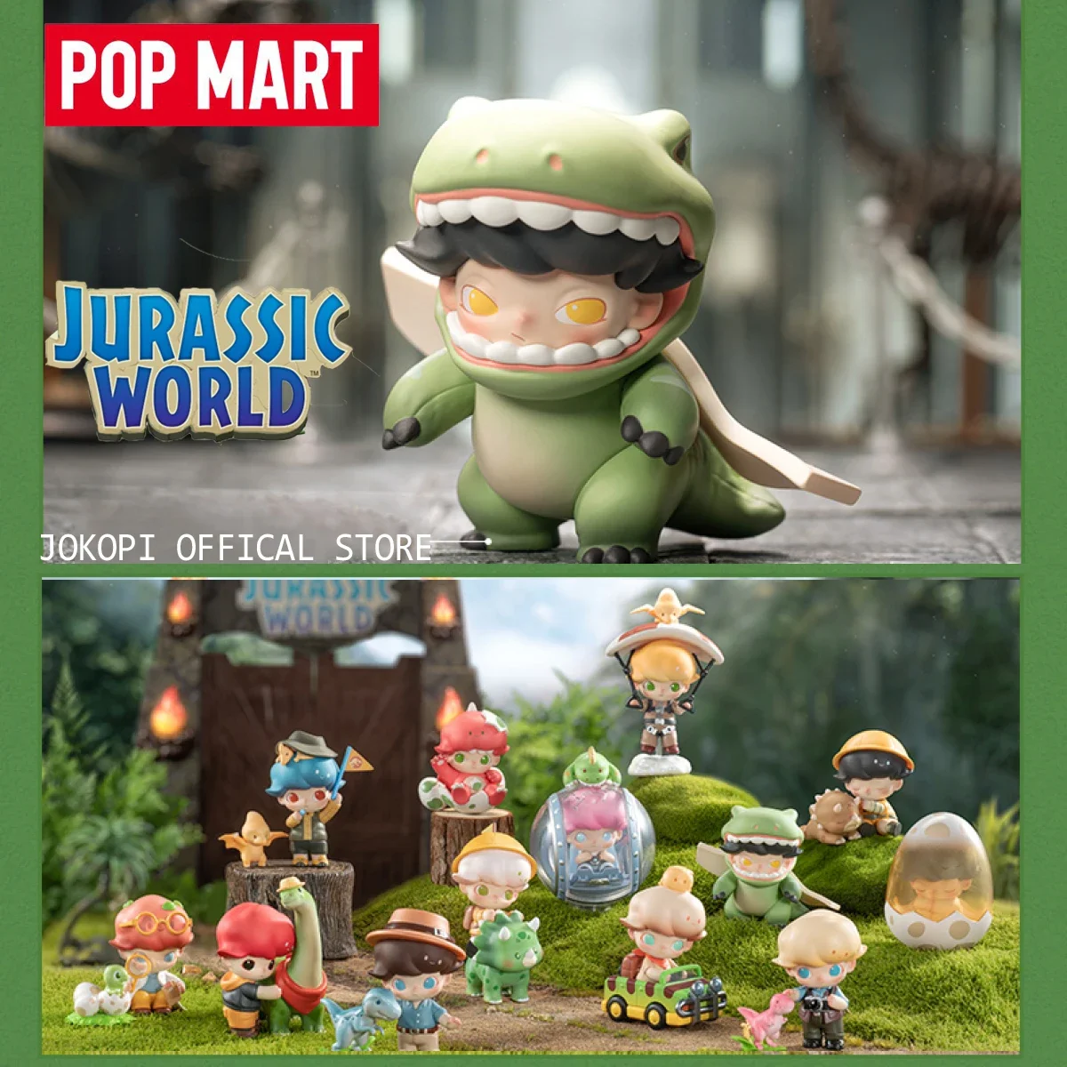 POP MART Dimoo Jurassic World  – Model Kit Jurassic Park recenzja i cena