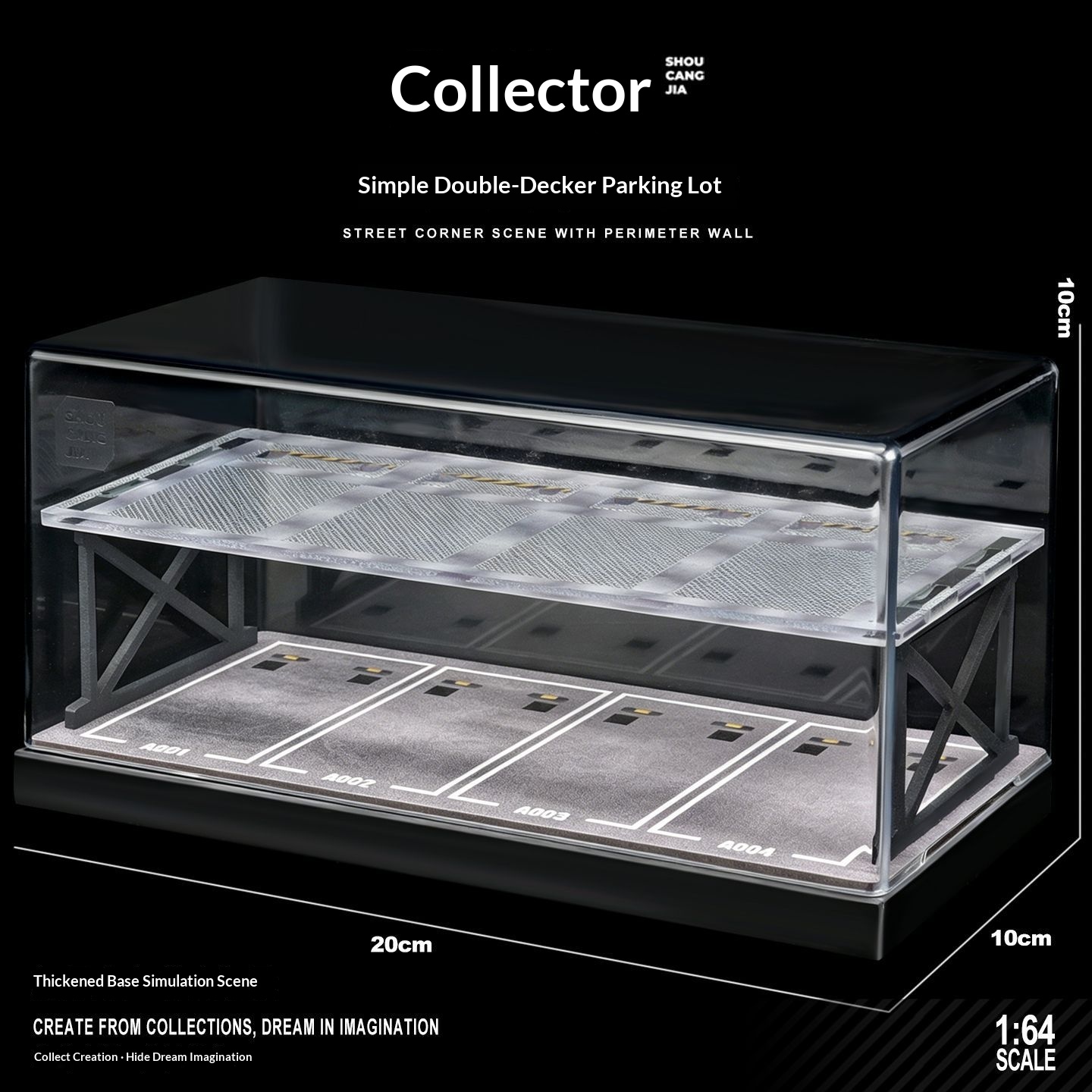 Diorama parkingu dwupiętrowego – Model Kit Display recenzja i cena