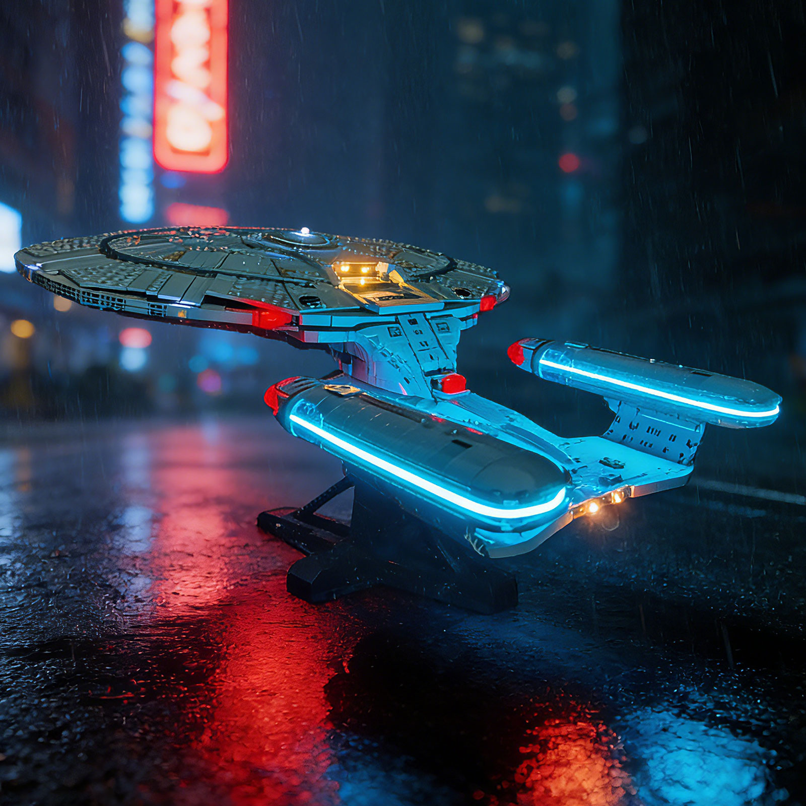 Zestaw oświetlenia LED LYBMTWF – Model Kit Ikaruga recenzja i cena