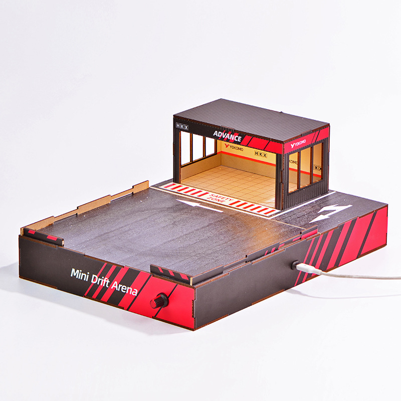 Diorama toru do driftu DIY w s – Model Kit Display recenzja i cena
