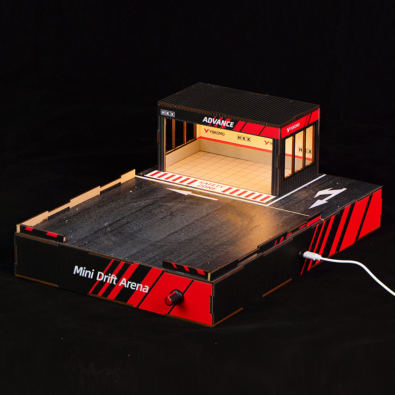 Diorama toru do driftu DIY w s – Model Kit Display recenzja i cena