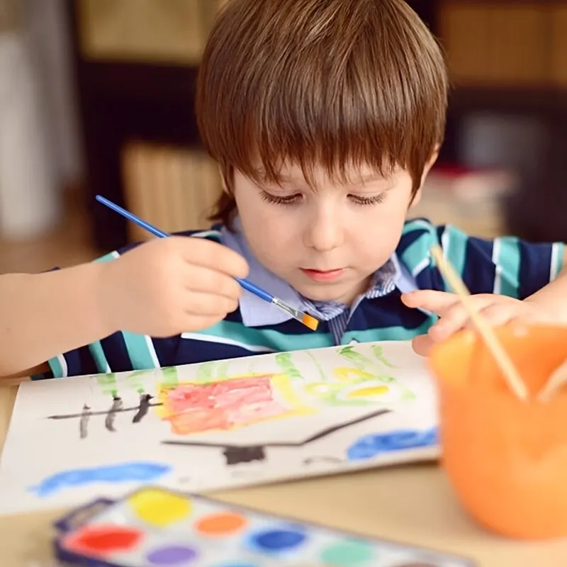 Pędzle płaskie nylonowe z plas – Plastic Model Paint recenzja i cena