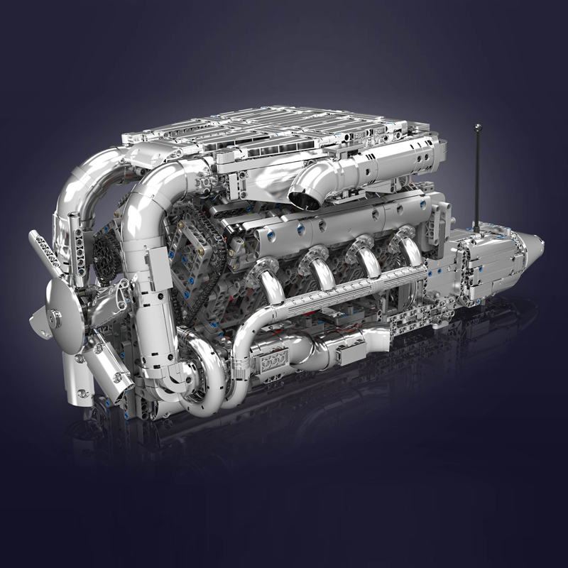 Mould King 10168 Zestaw Silnik – Model Kit Engine V8 recenzja i cena