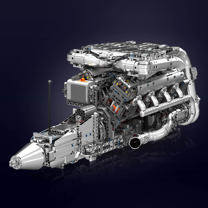 Mould King 10168 Zestaw Silnik – Model Kit Engine V8 recenzja i cena
